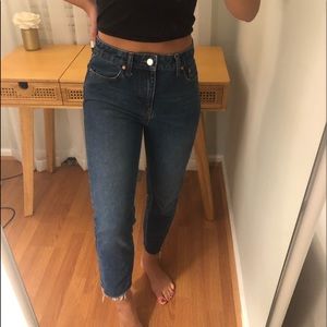 Free People Straight Jeans